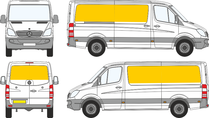 MERCEDES-SPRINTER-2006-2018-L2H1-H2-H3