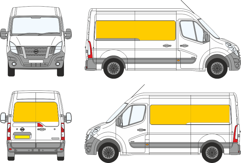 NISSAN-NV400-2012-2024-L2H2-H3