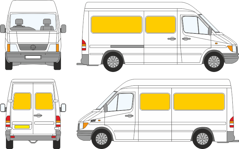 Marquage magnétique (magnet véhicule) pour TRAFIC